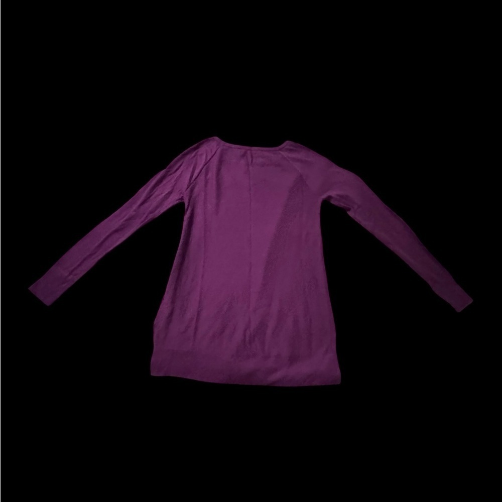 American Eagle Outfitters Rich Purple Long Sleeve Tee